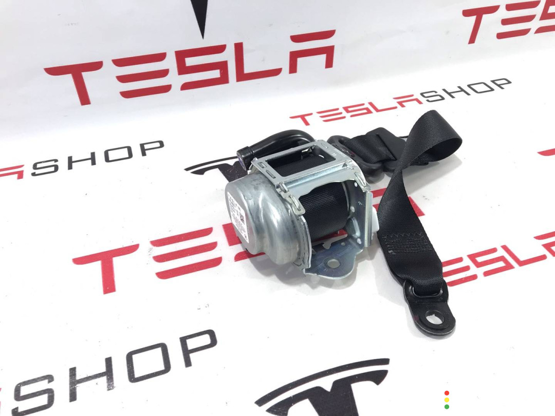 1565100-00-B Ремень безопасности задний Tesla Model S 2-й рест 2021г. - фото №2