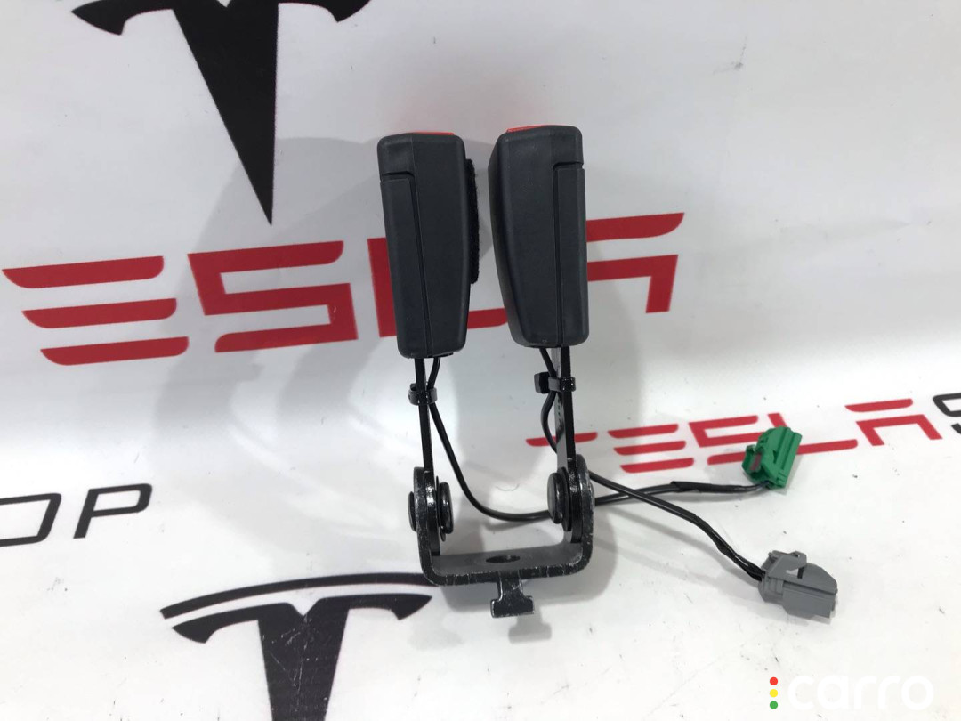 1592381-00-C, 1592381-91-C Замок ремня безопасности задний Tesla Model S 2-й рест 2021г. - фото №1