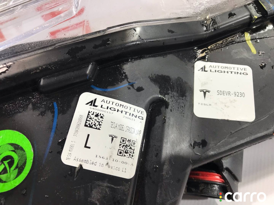 1563710-00-A фара противотуманная левая Tesla Model S 2-й рест 2021г. - фото №4