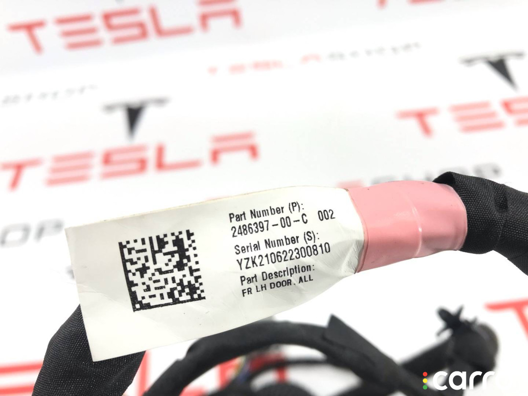 2486397-00-C Электропроводка двери Tesla Model S 2-й рест 2021г. - фото №4