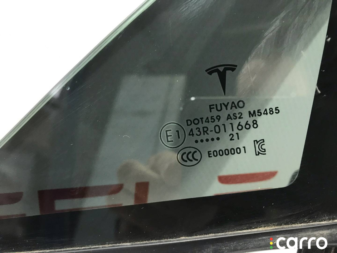 1628121-97-A, 1821299-00-A Форточка передней левой Tesla Model S 2-й рест 2021г. - фото №4