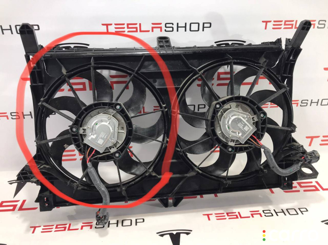 1589350-00-B Вентилятор радиатора Tesla Model S 2-й рест 2021г. - фото №7
