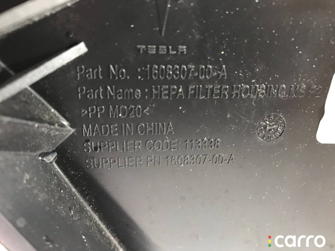 1647254-00-A, 1608307-00-A, 1750575-80-B Корпус воздушного фильтра Tesla Model S 2-й рест 2021г. - фото №7