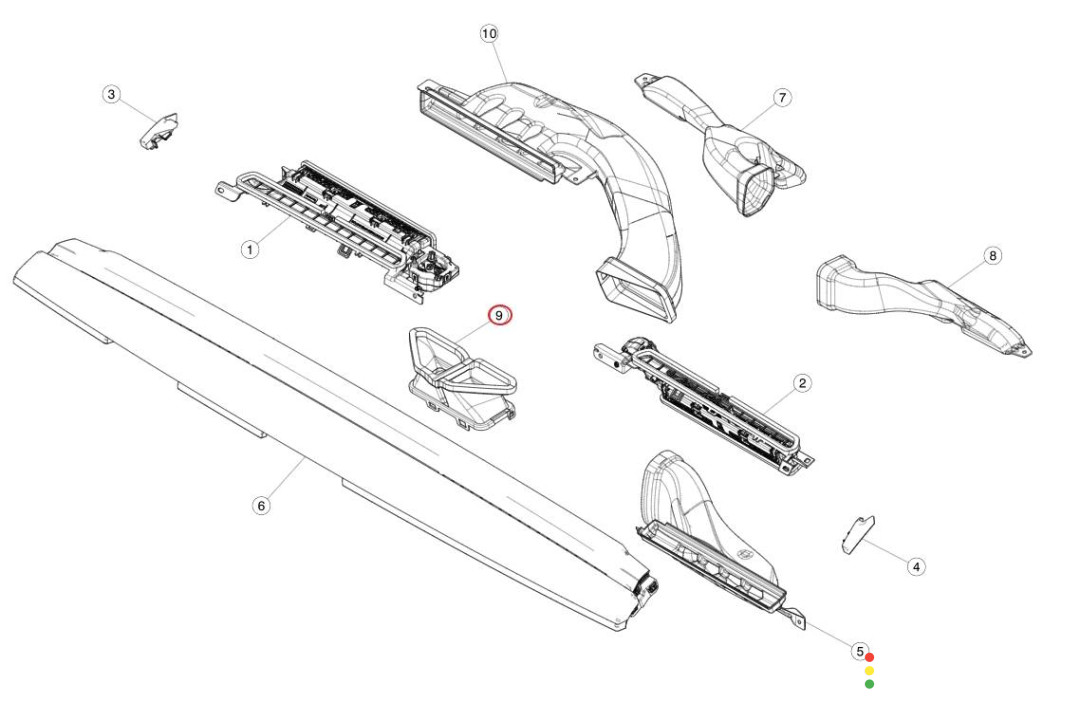 1083377-00-D, 1494714-99-E воздуховод Tesla Model Y 2020г. - фото №5