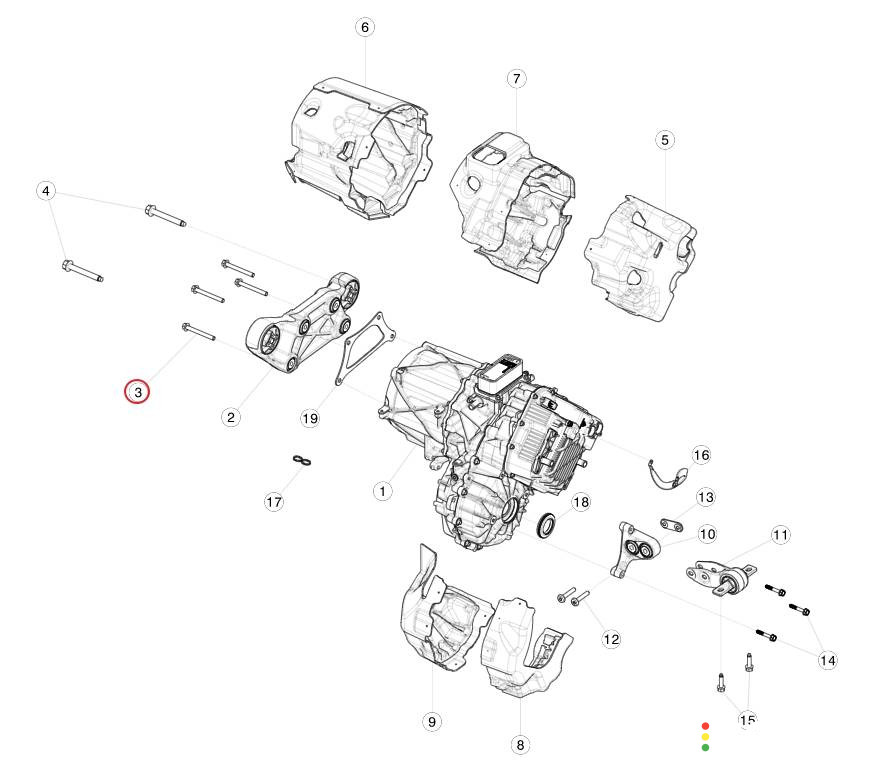 103530000E, 1035000-01-J, 1072964-00-A, 1078944-00-B Болт Tesla Model X 2017г. - фото №5