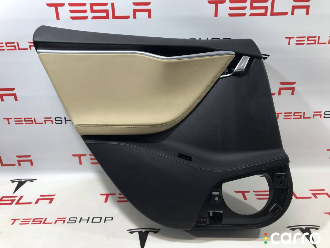1008133-00-D, 6006133-00-K обшивка двери задней левой Tesla Model S 2013г. - фото №1