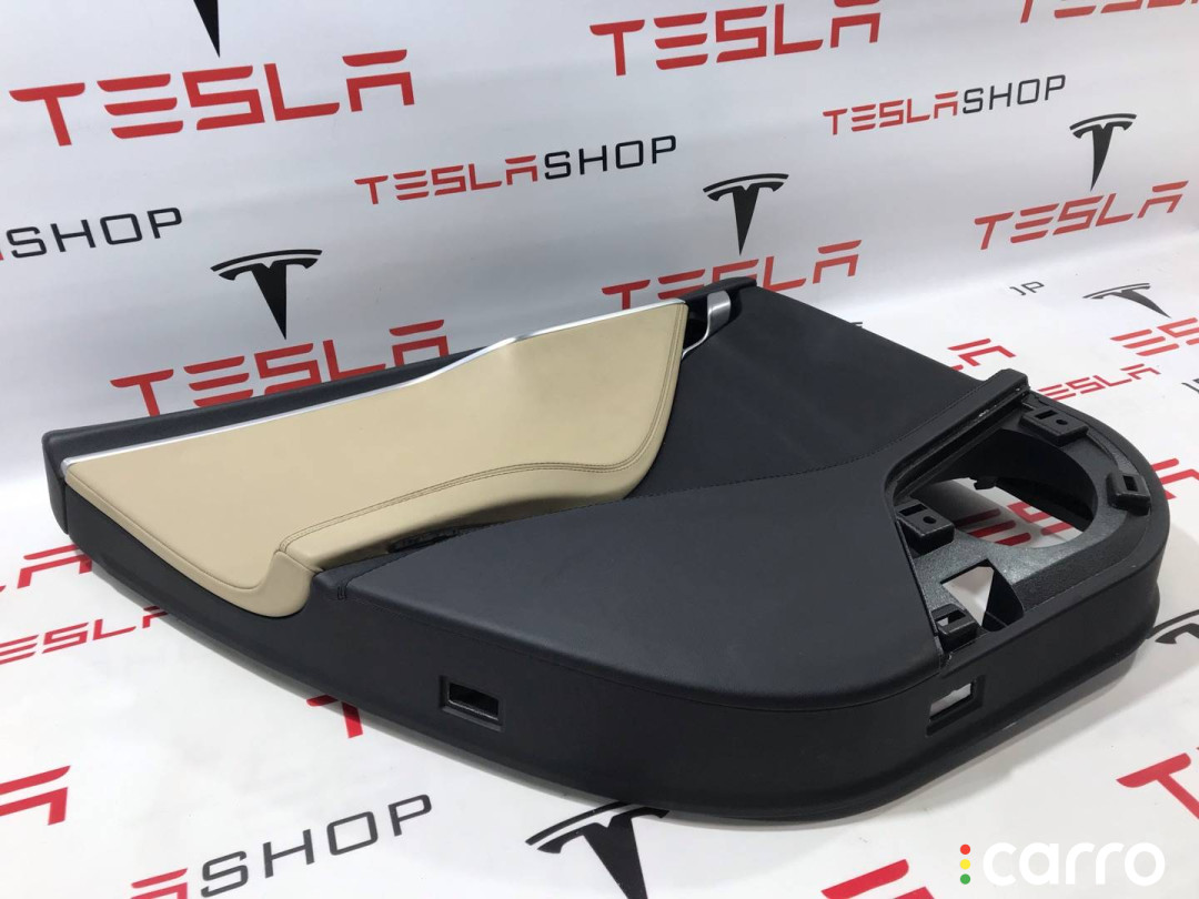 1008133-00-D, 6006133-00-K обшивка двери задней левой Tesla Model S 2013г. - фото №3