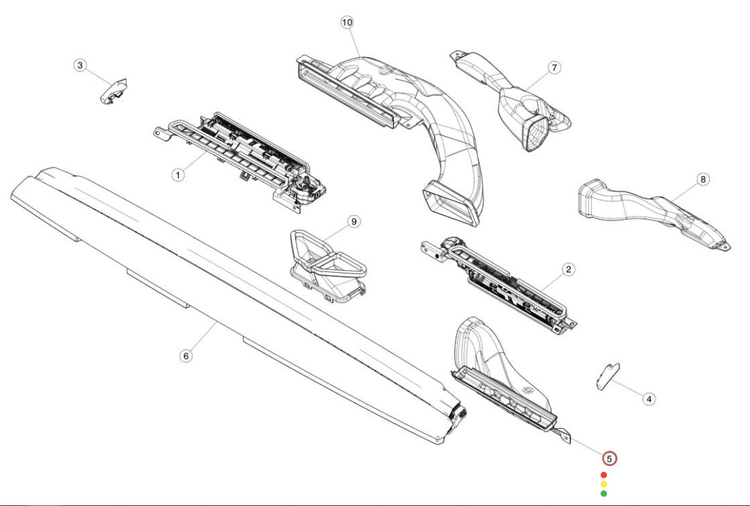 1083389-00-E воздуховод Tesla Model 3 2020г. - фото №6