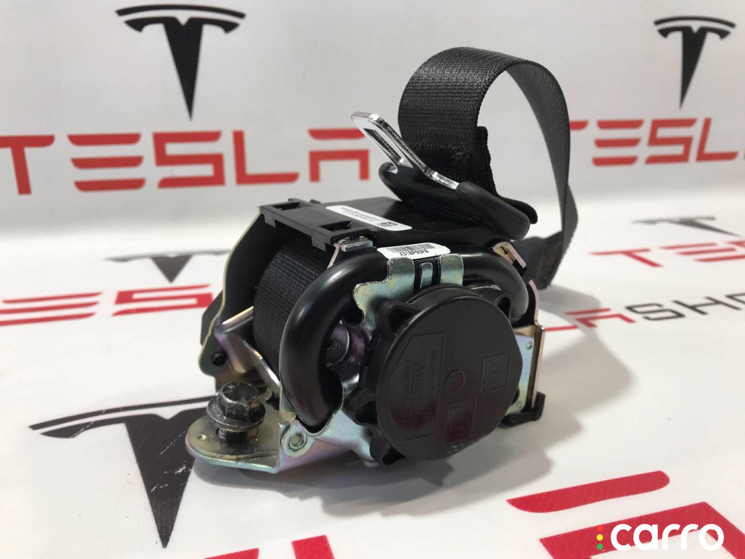 1081281-01-F Ремень безопасности задний Tesla Model 3 2020г. - фото №4