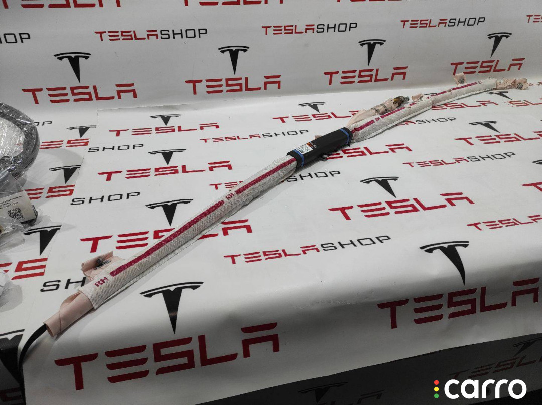 1005262-00-D Подушка безопасности боковая (шторка) правая Tesla Model S 2015г. - фото №1