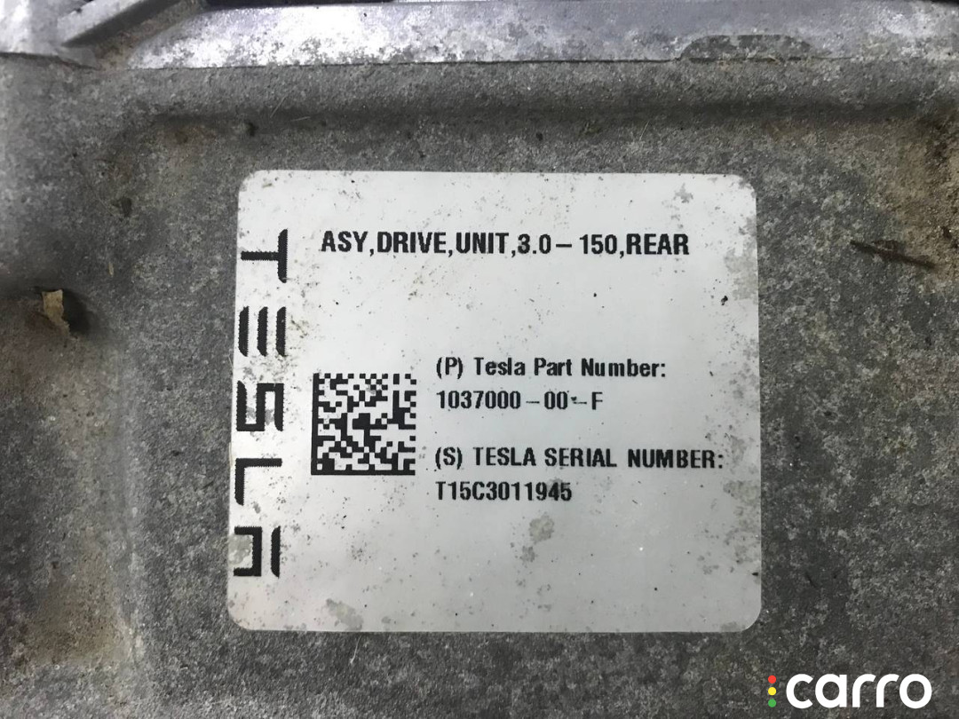 1037000-00-F Электродвигатель Tesla Model S 2015г. - фото №5