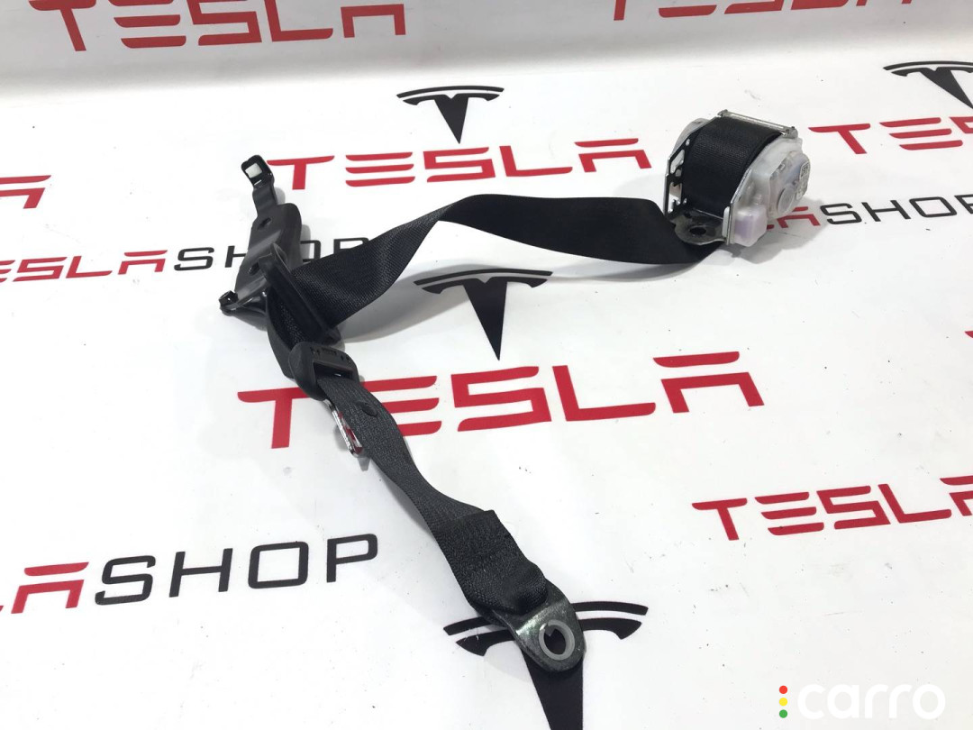 1023136-00-C, 1022114-00-B Ремень безопасности задний левый нижний Tesla Model S 2015г. - фото №1