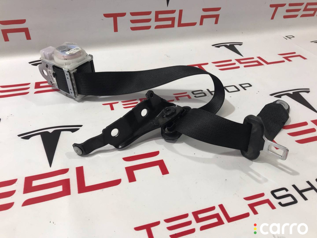 1023136-00-C, 1022114-00-B Ремень безопасности задний левый нижний Tesla Model S 2015г. - фото №2