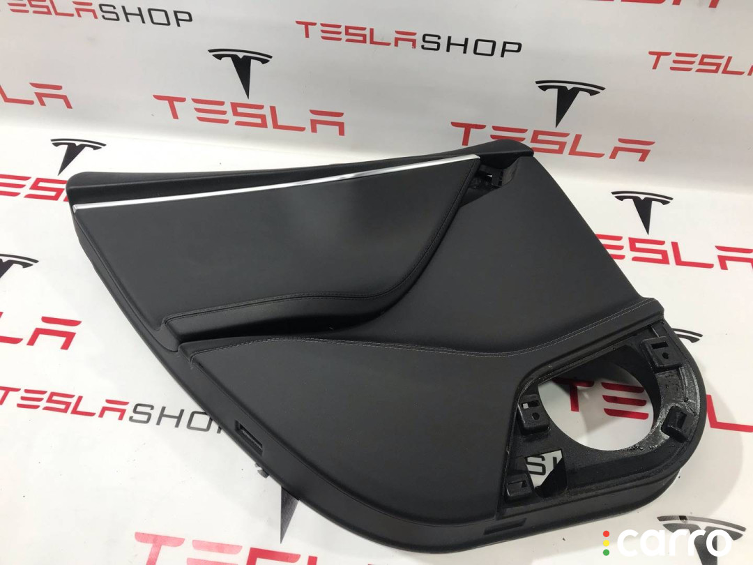 1008133-00-D, 6006133-00-K обшивка двери задней левой Tesla Model S 2015г. - фото №3