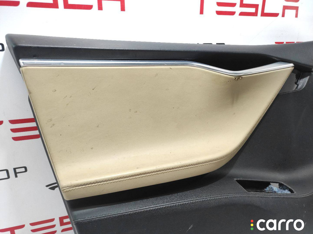 6006071-08-L обшивка двери передней левой Tesla Model S 2013г. - фото №2
