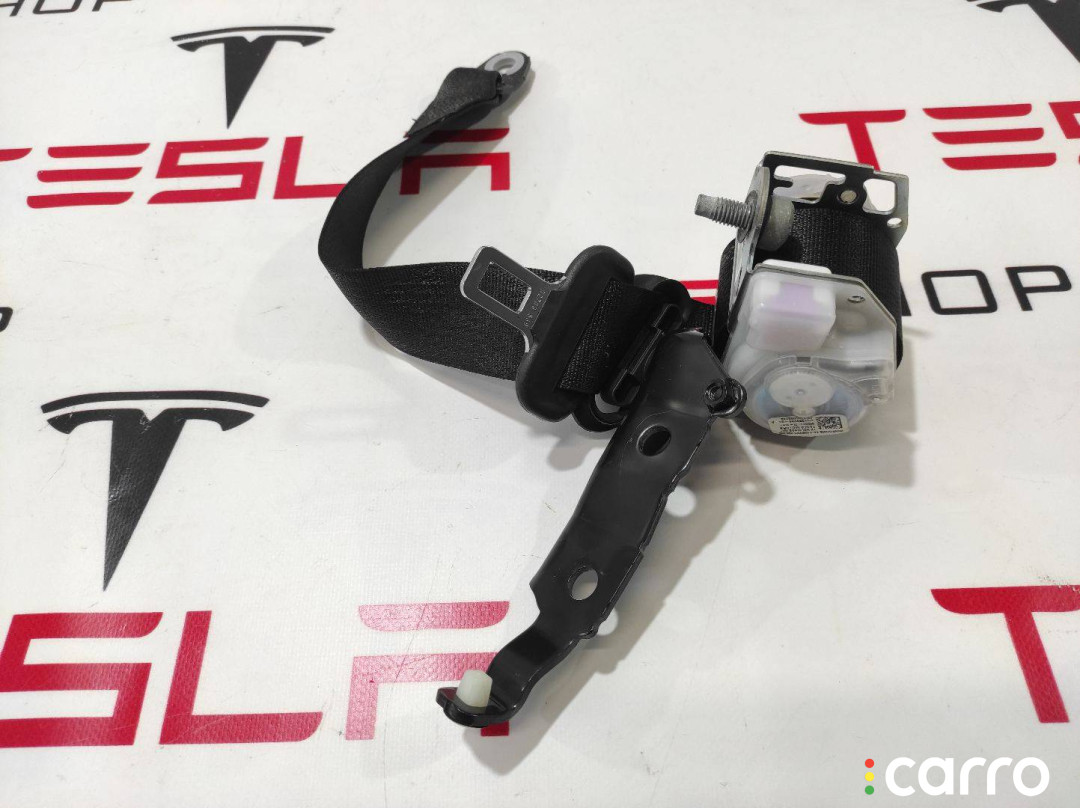 1023136-00-C, 1022114-00-B Ремень безопасности задний левый нижний Tesla Model S 2013г. - фото №2