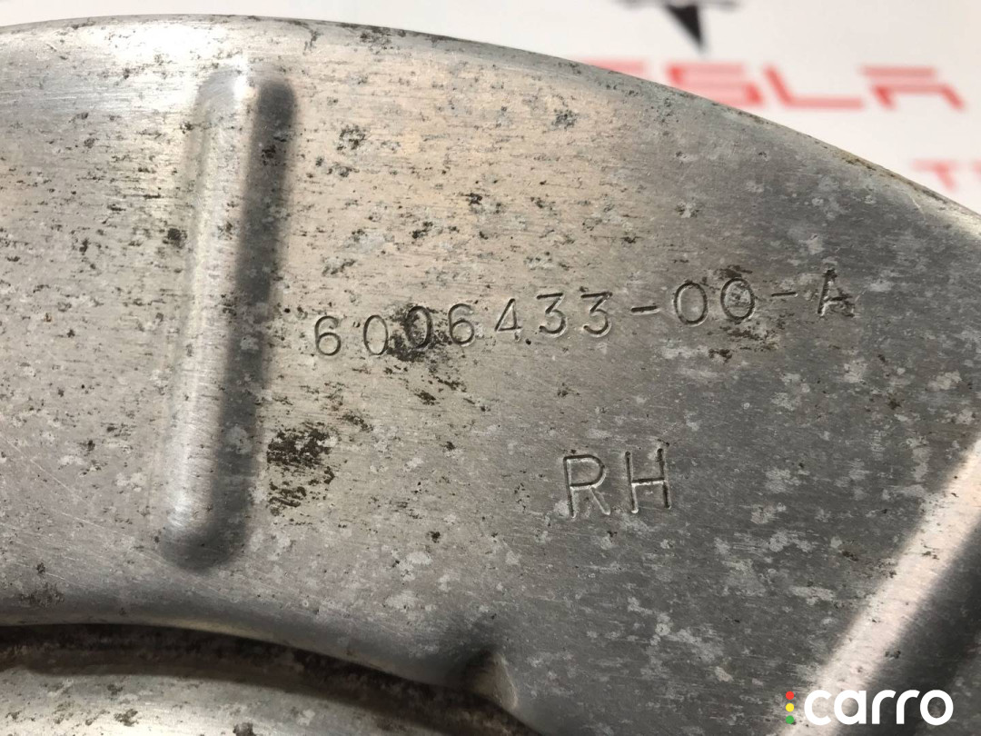 6006433-00-A Кожух тормозного диска Tesla Model S 2015г. - фото №4