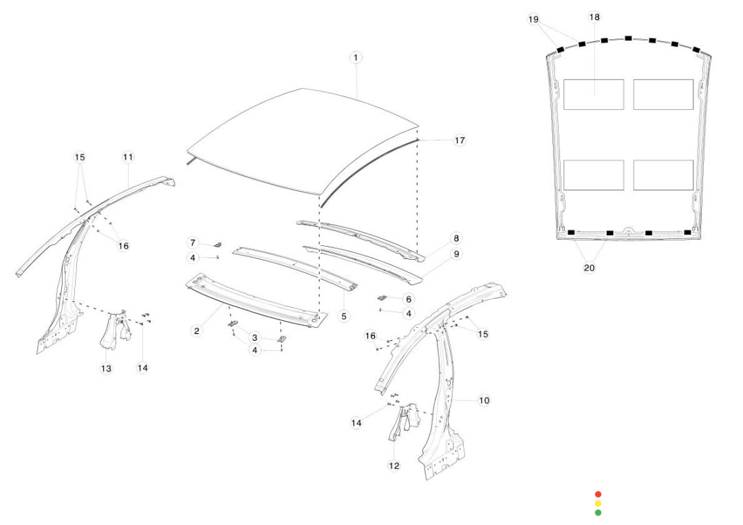 6008087-E0-E Рама Tesla Model S 2020г. - фото №1