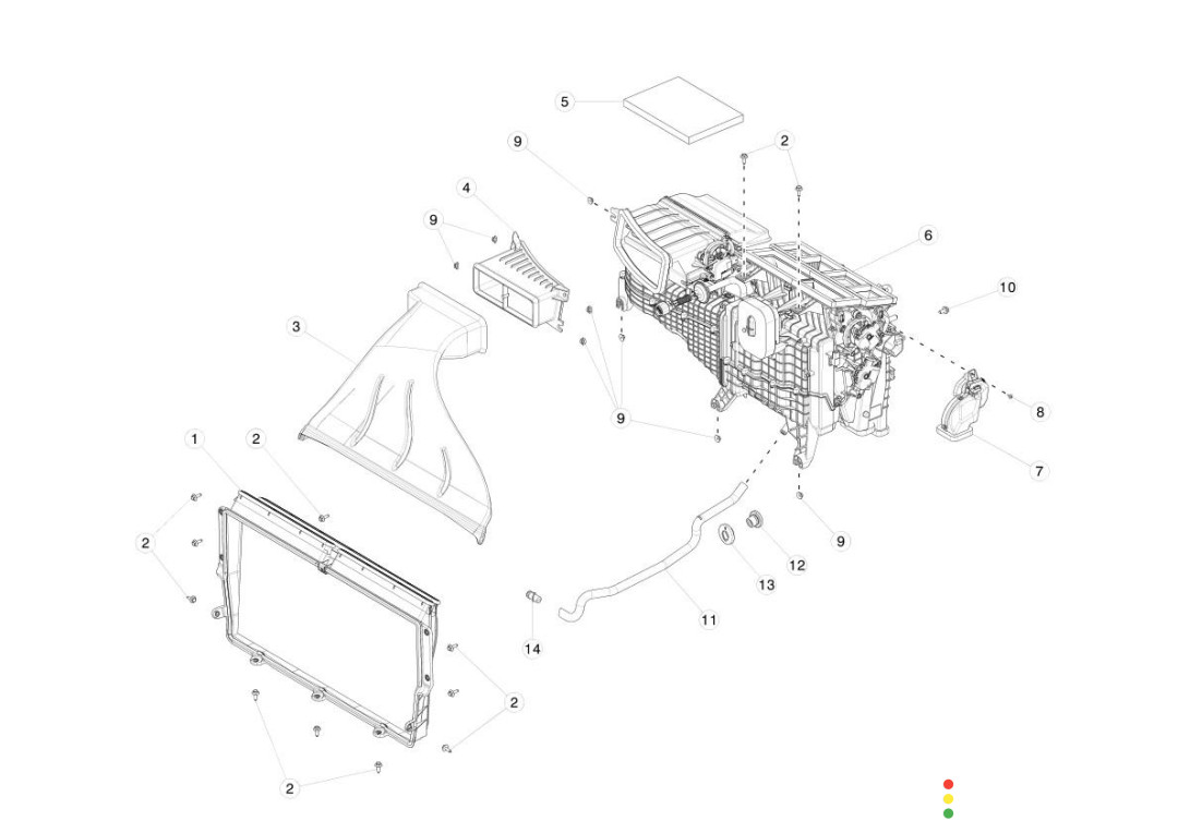 1079290-00-A вентилятор охлаждения батареи Tesla Model S 2020г. - фото №1