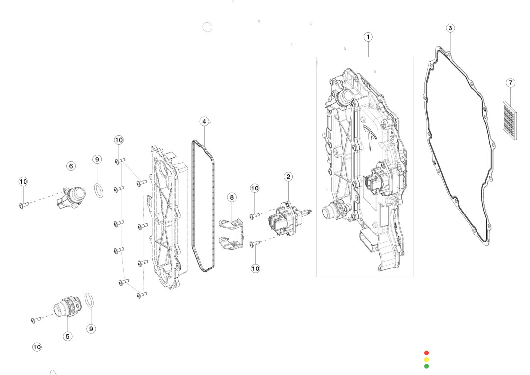 1088100-00-C Электродвигатель Tesla Model 3 2020г. - фото №1