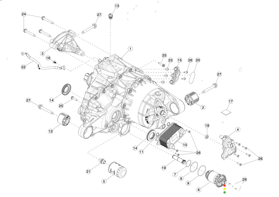 1109297-00-B Электродвигатель Tesla Model 3 2020г. - фото №1