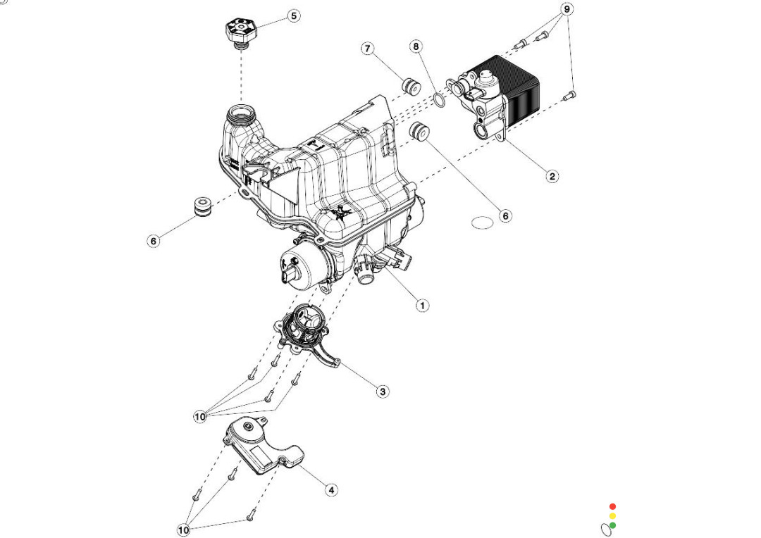 1133873-00-C вентилятор охлаждения батареи Tesla Model 3 2020г. - фото №1