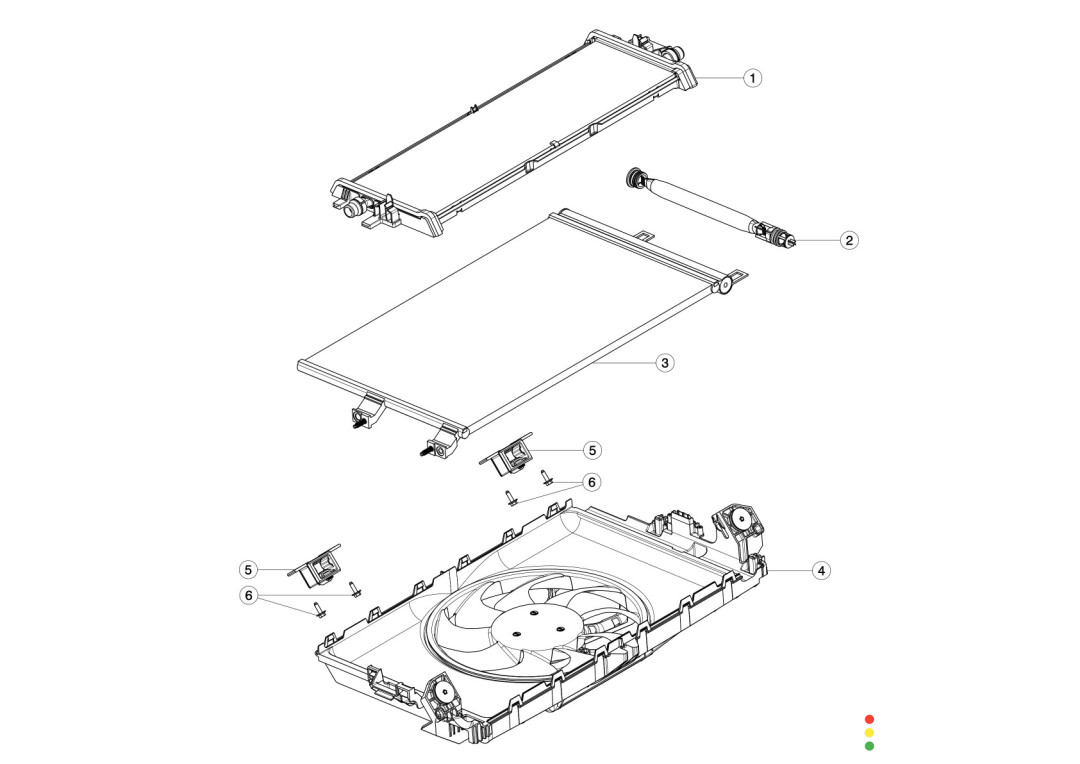 1077083-00-B вентилятор охлаждения батареи Tesla Model 3 2020г. - фото №1