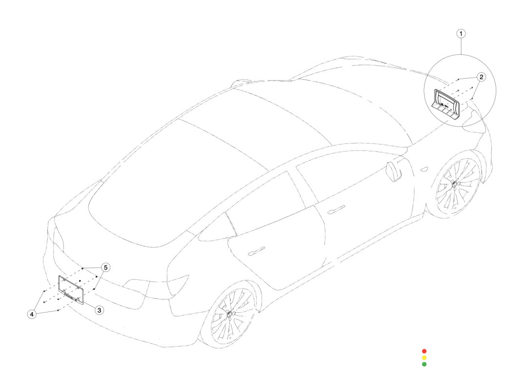 1096844-00-B бленда Tesla Model 3 2020г. - фото №1