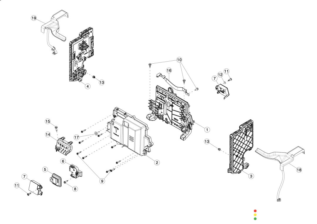1097855-99-E Блок Bluetooth Tesla Model 3 2020г. - фото №1