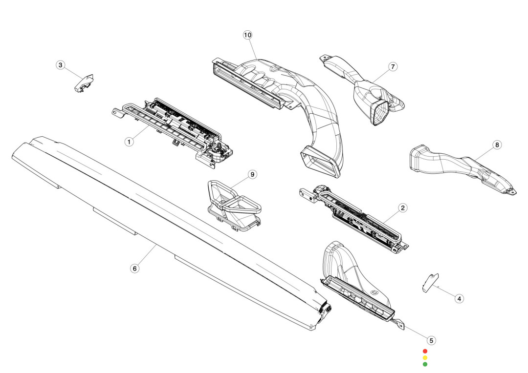 1119904-00-C Зеркало заднего вида Tesla Model 3 2020г. - фото №1