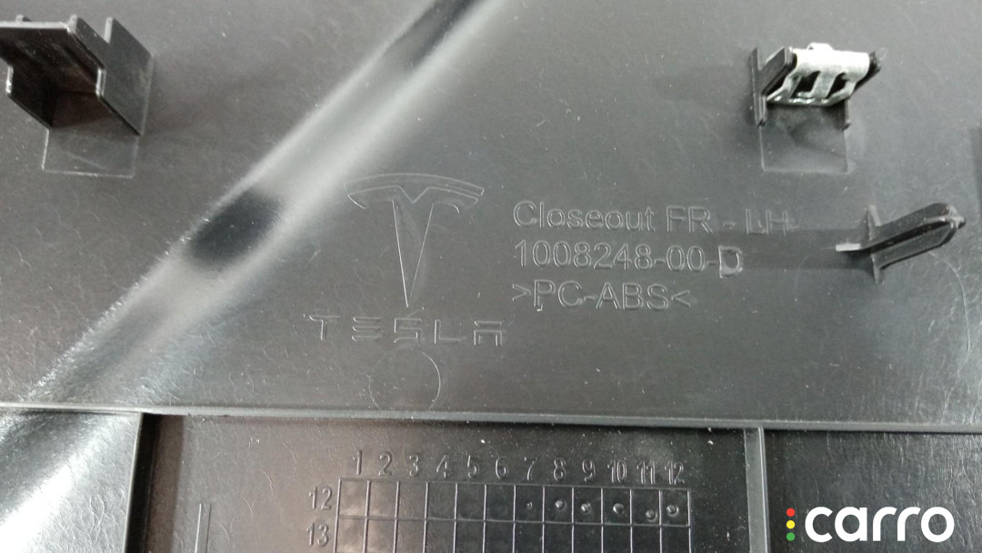 1008248-00-D Накладка центральной консоли Tesla Model S 2015г. - фото №3