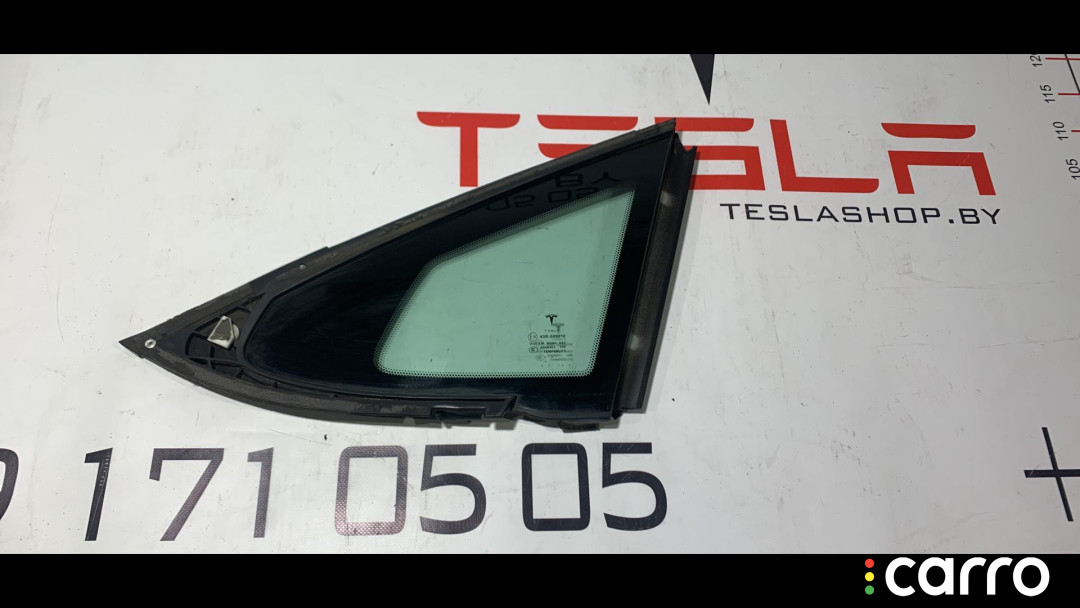 105182199A, 6006383-00-F Форточка в заднее крыло Tesla Model S 2014г. - фото №1