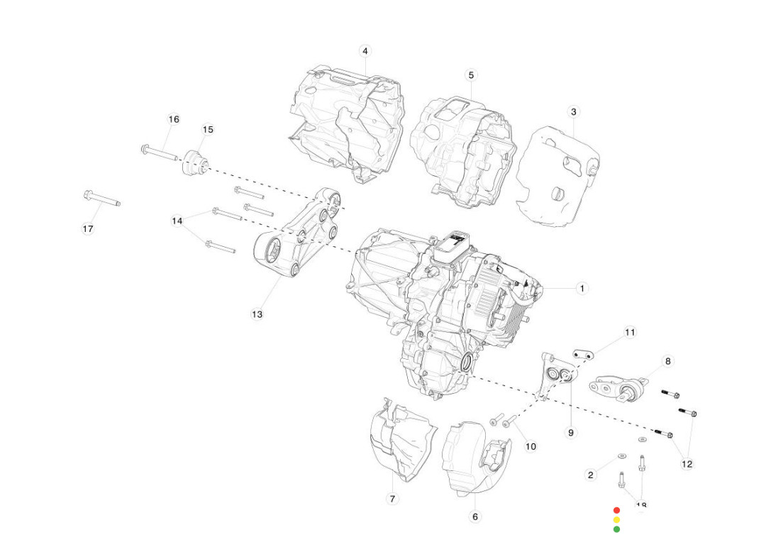 1048946-01-A Электродвигатель Tesla Model S 2020г. - фото №1