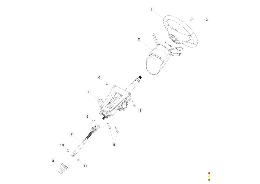 1042551-00-A Руль Tesla Model X 2020г. - фото №1