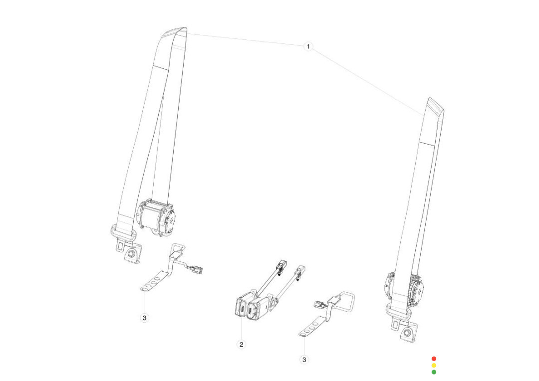 103673805D подушка безопасности Tesla Model X 2020г. - фото №1