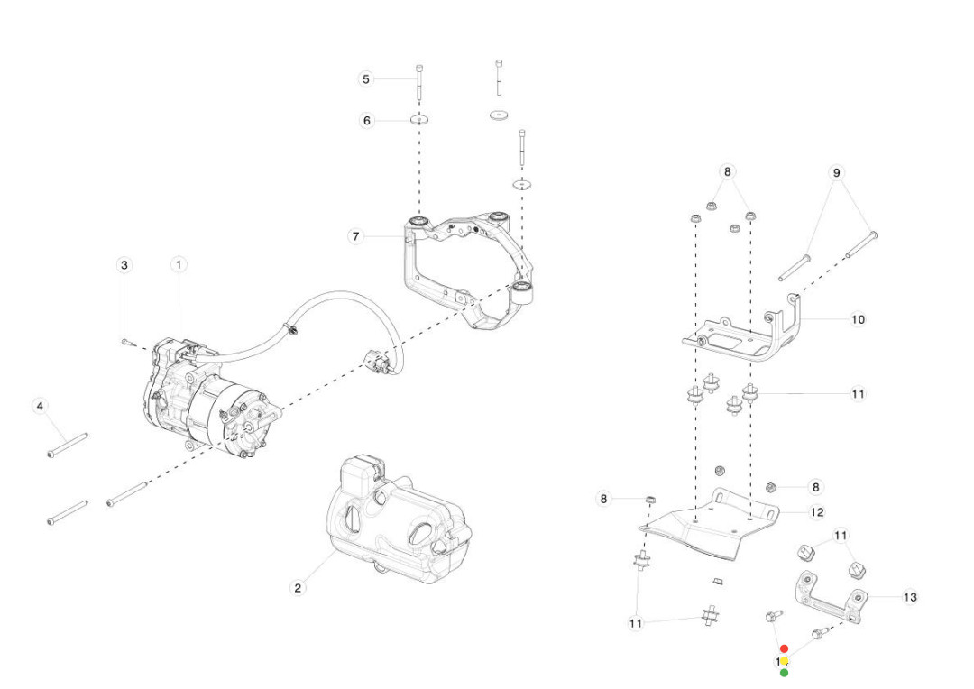 1059827-00-C вентилятор охлаждения батареи Tesla Model S 2020г. - фото №1