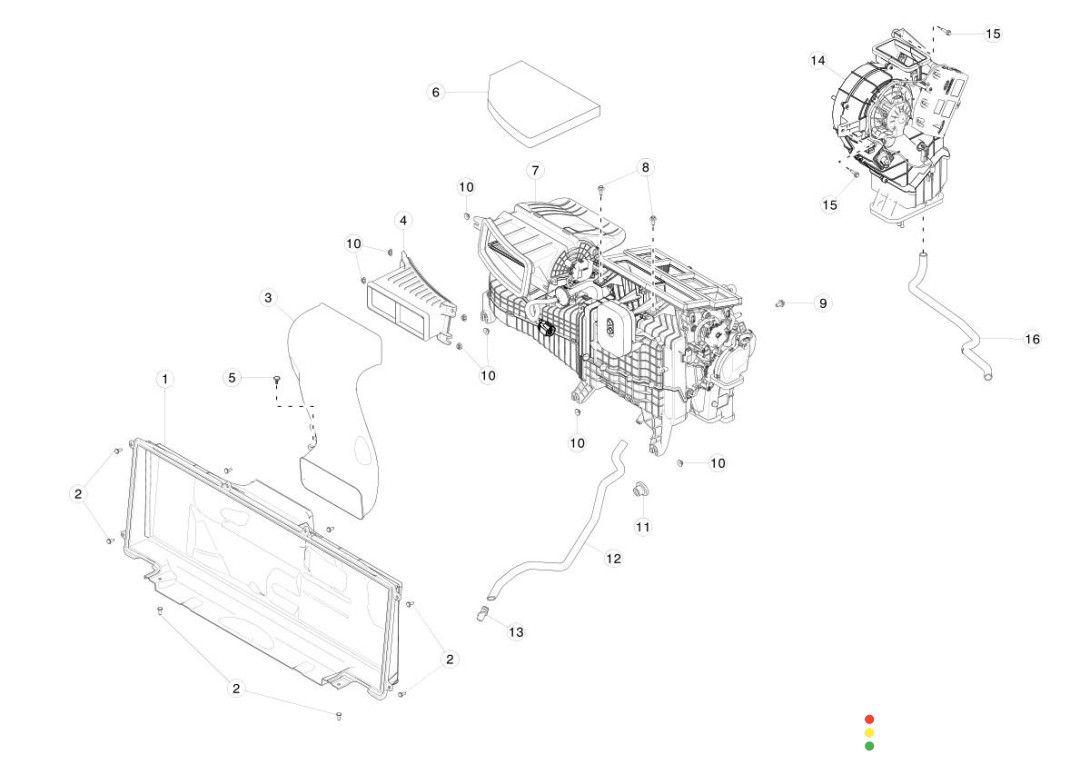 1027563-00-A вентилятор охлаждения батареи Tesla Model X 2020г. - фото №1