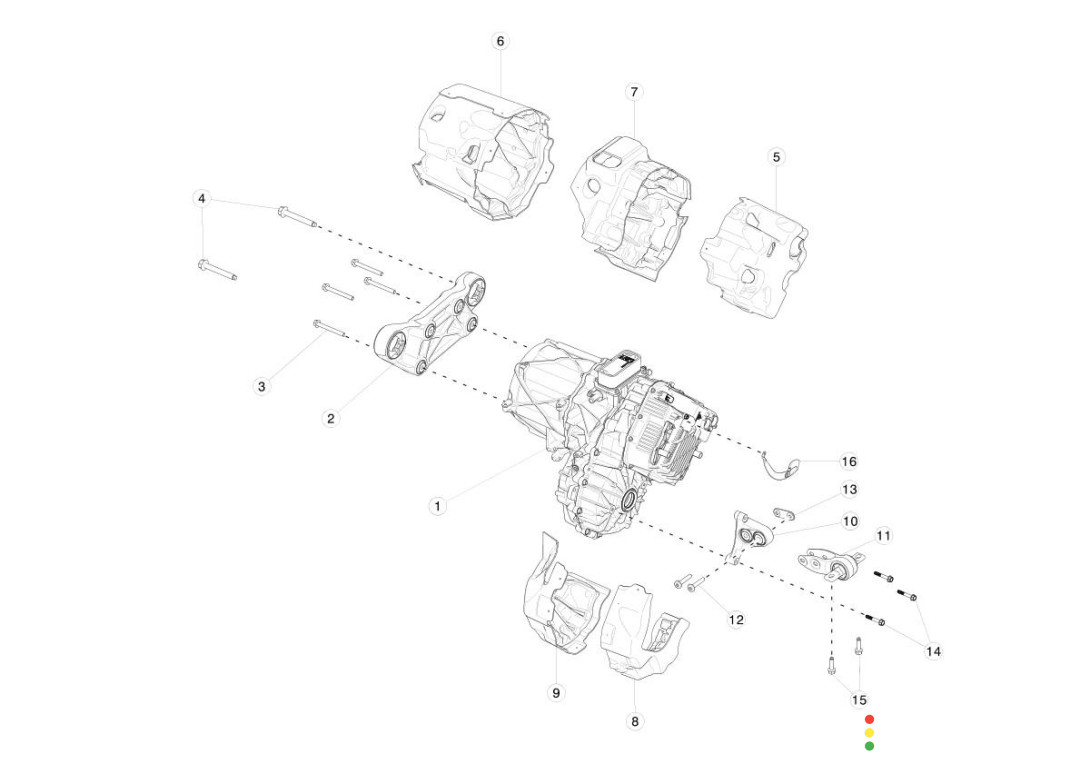 1027481-00-E Электродвигатель Tesla Model X 2020г. - фото №1