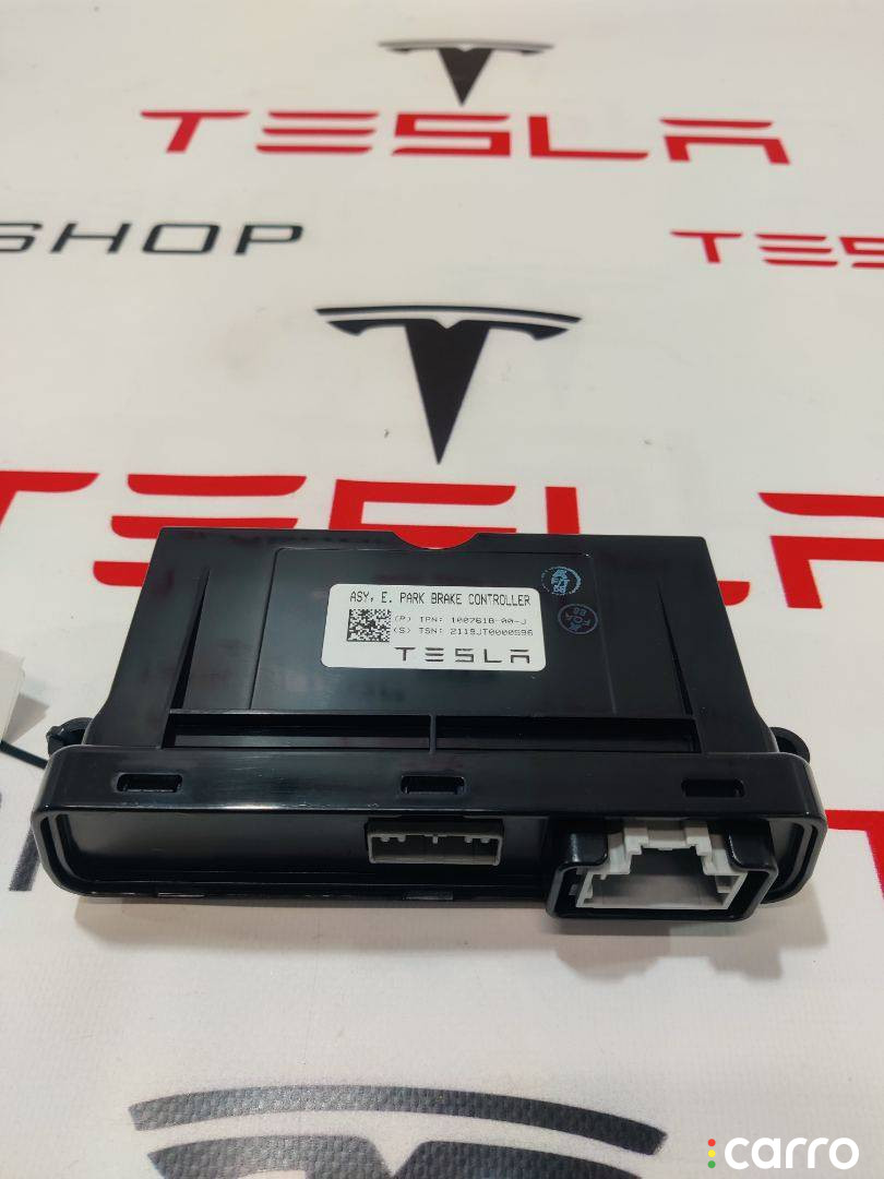 1007618-00-J ЭБУ электронного стояночного тормоза Tesla Model X 2019г. - фото №1