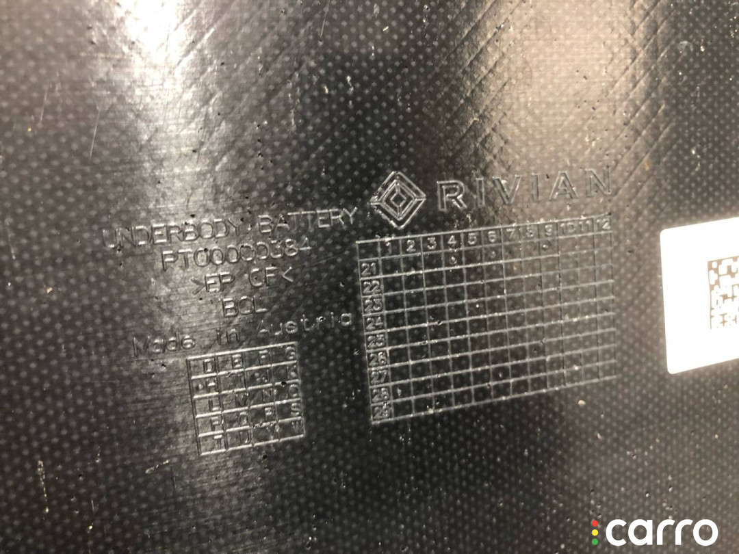 PT00000384 Защита днища задняя Rivian R1T 2022г. - фото №4