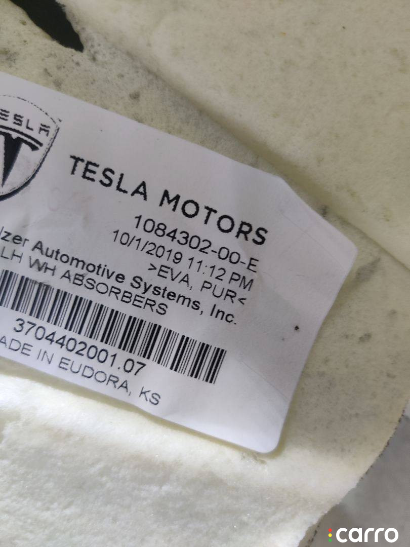 1084302-00-D шумоизоляция (термозащита) Tesla Model X 2019г. - фото №3