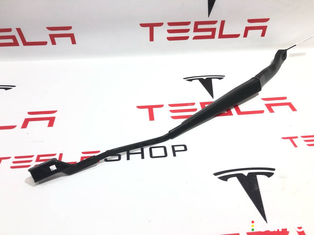 600595100C щеткодержатель (поводок стеклоочистителя, дворник) левый Tesla Model S 2016г. - фото №1