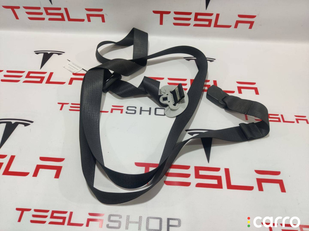 1081281-01-F Ремень безопасности задний Tesla Model 3 2019г. - фото №1