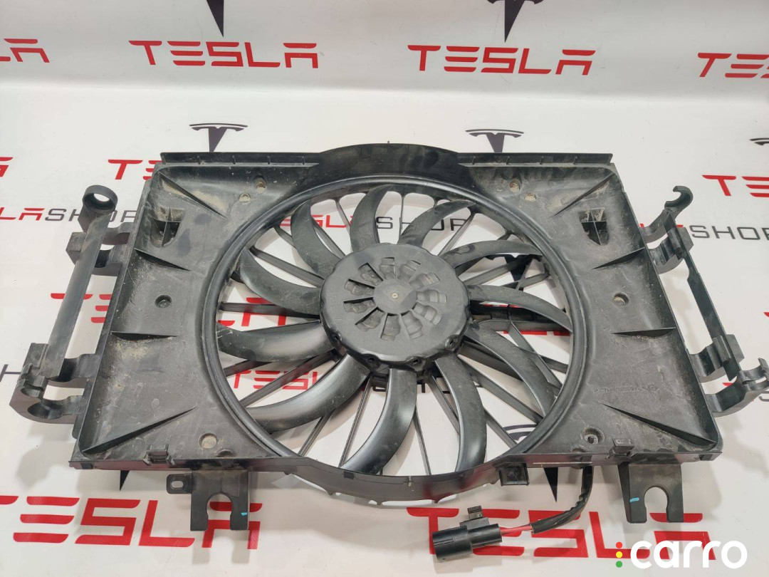 1031401-00-G, 1048500-00-F Вентилятор радиатора Tesla Model X 2019г. - фото №3