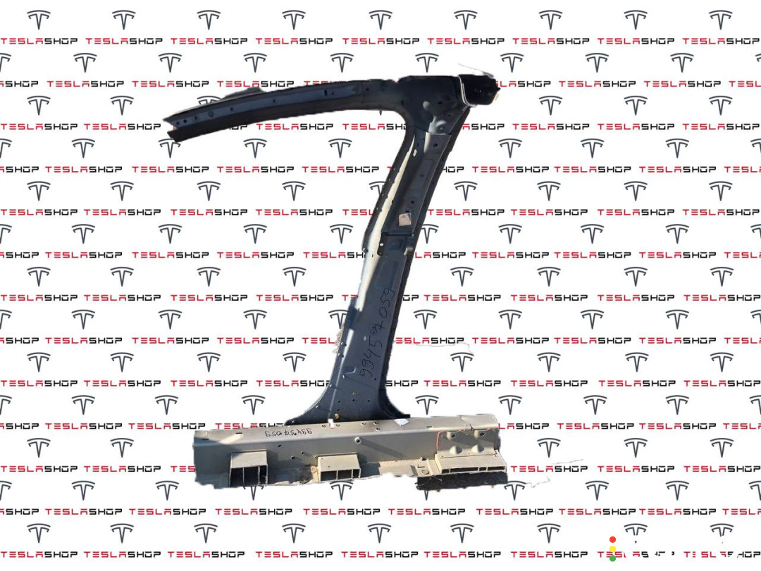 1069458-S0-C стойка кузова центральная правая Tesla Model X 2019г. - фото №2