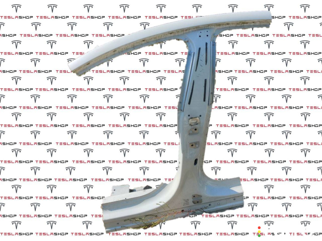 1694056-S0-B, 1693848-S0-B стойка кузова центральная левая Tesla Model S 2015г. - фото №1