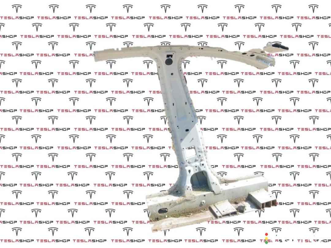 1694056-S0-B, 1693848-S0-B стойка кузова центральная левая Tesla Model S 2015г. - фото №2