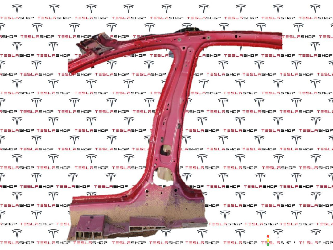 1694056-S0-B, 1693848-S0-B стойка кузова центральная правая Tesla Model S 2-й рест 2021г. - фото №2