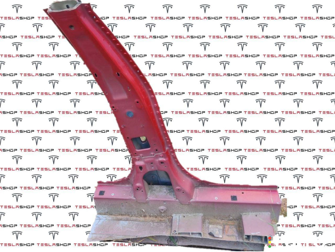 1694056-S0-B, 1693848-S0-B стойка кузова центральная левая Tesla Model S 2015г. - фото №1