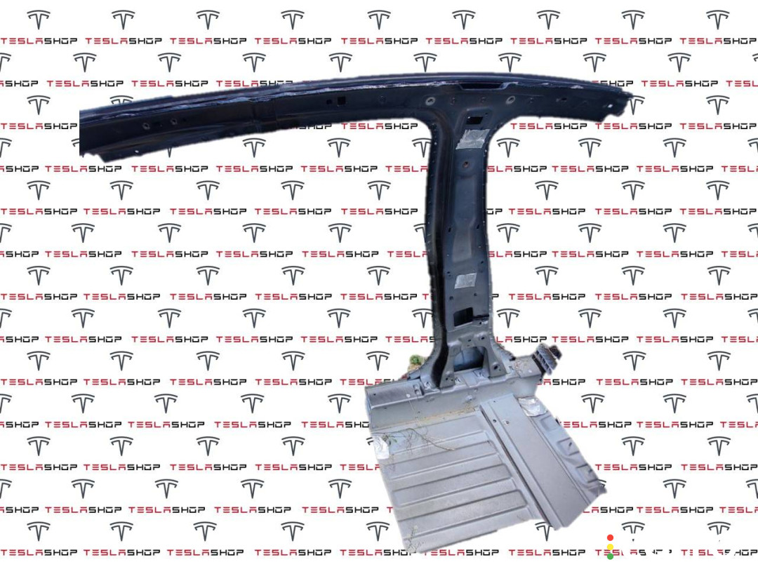 1694056-S0-B, 1693848-S0-B стойка кузова центральная левая Tesla Model S 2018г. - фото №2